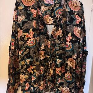 Floral Women's Top by Tessa Koops
